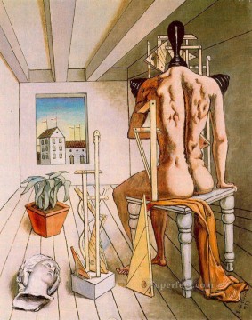 Abstracto famoso Painting - la musa del silencio 1973 Giorgio de Chirico Surrealismo